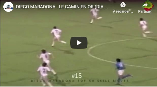 Video :  Diego Maradona : Un gamin en Or !!