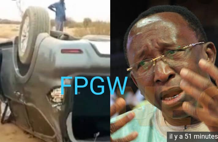 Accident dans le cortège de la tournée économique à Woudourou : le véhicule de Mbaye Pekh et Modou Bara Dolly effectue plusieurs tonneaux