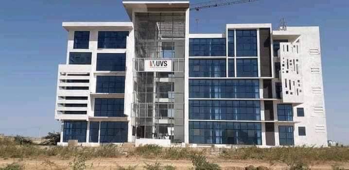 Le siège de l’Université Virtuelle du Sénégal (UVS) construit sur le site de la Cité du savoir du Pôle urbain de Diamniadio