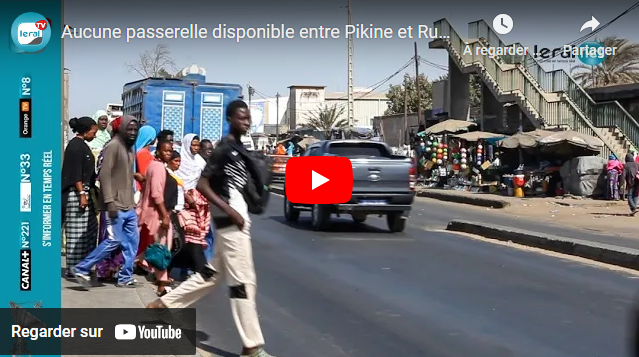 Aucune passerelle disponible entre Pikine et Rufisque : Cri d’alarme des piétons de la RN1